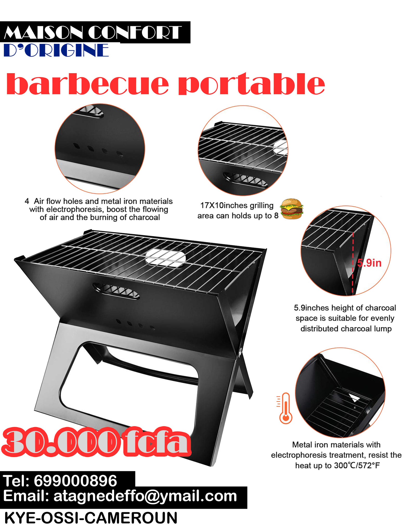 Barbecue Portatif