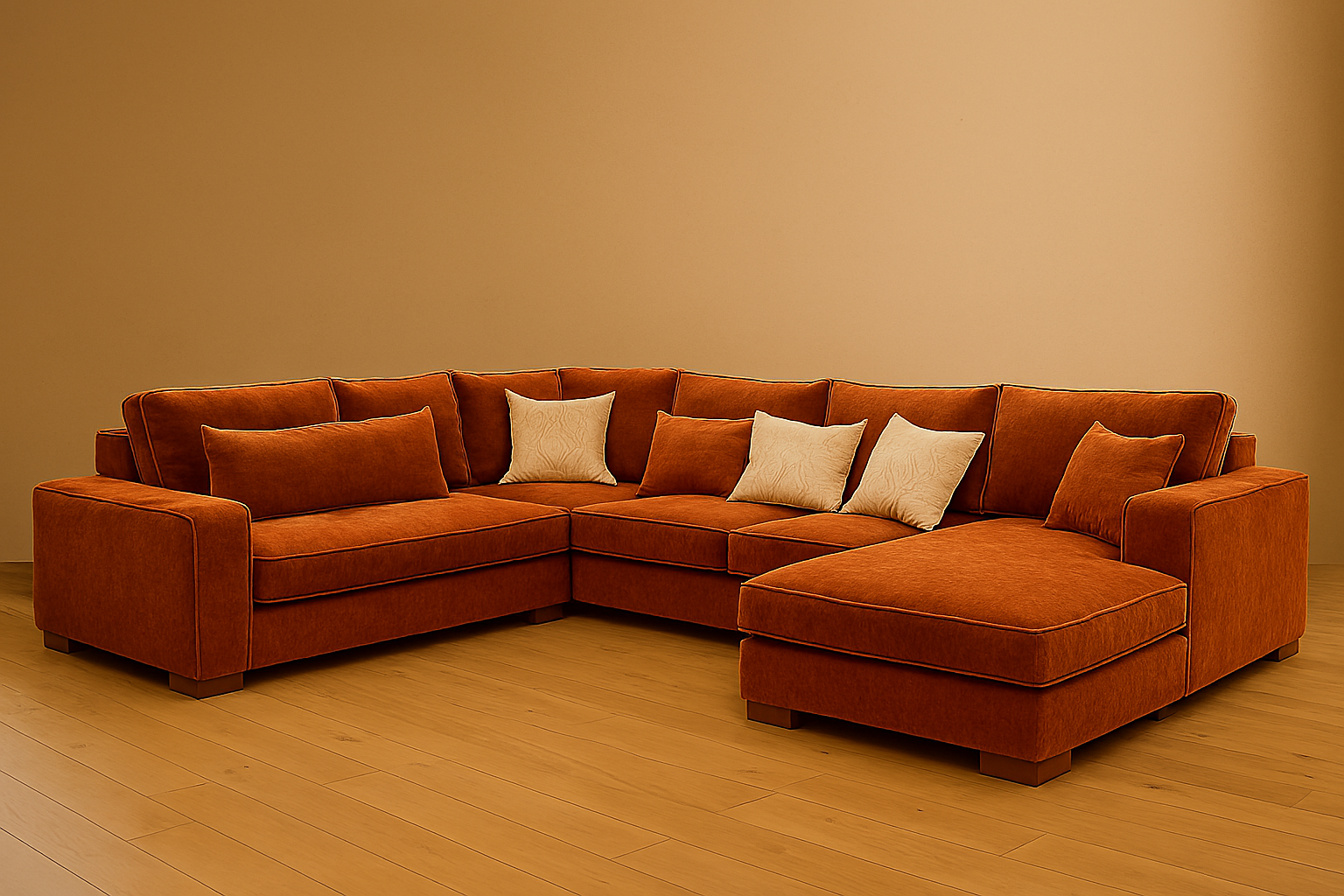 Salon d'Angle Capitoné 6 places