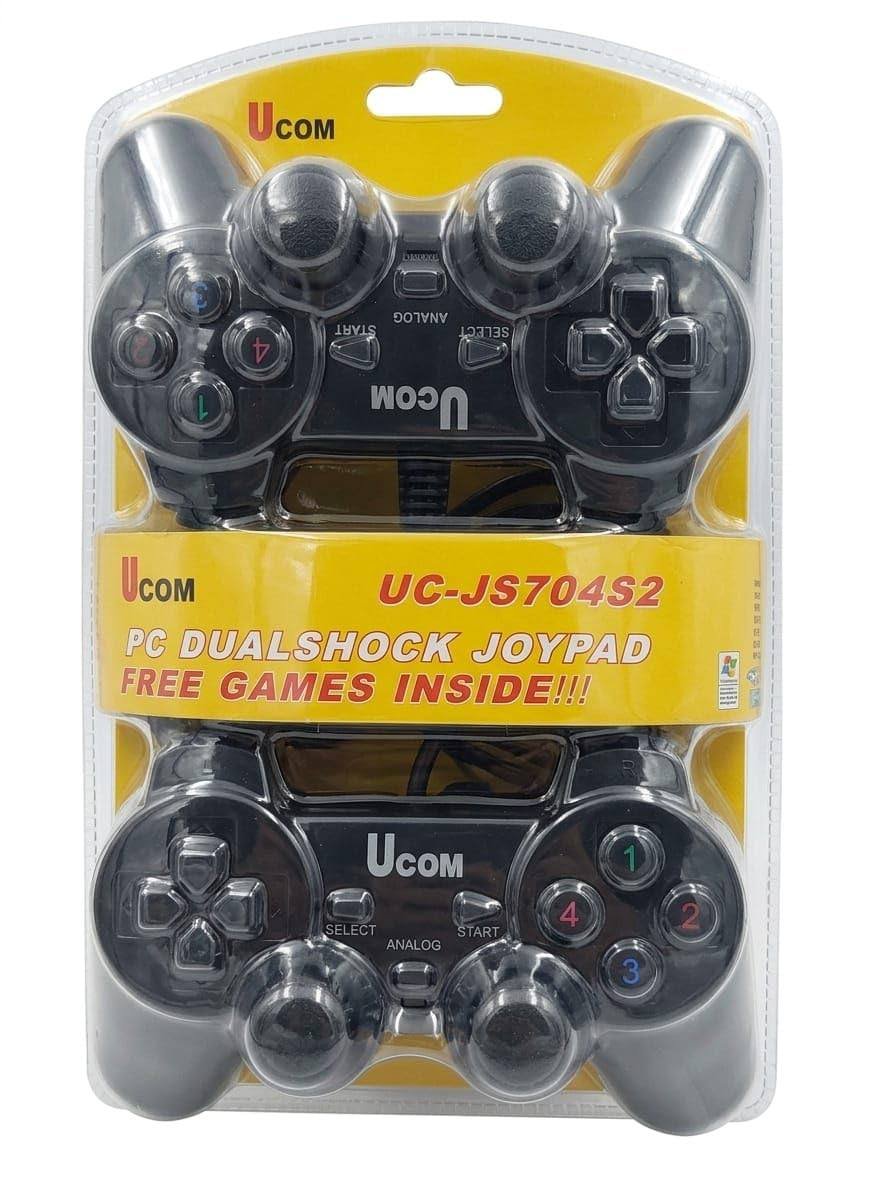 Kit 2 Manettes Filaires USB Ucom 208-2