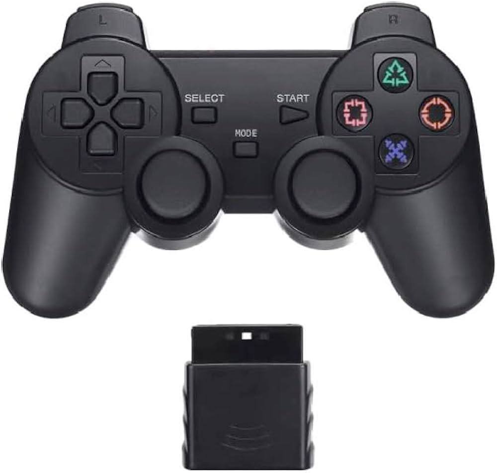 Manette Sans Fil 6-en-1 2.4GHz PS2/PS3/PC