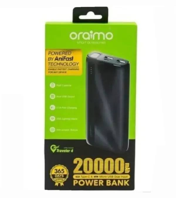 Power Bank Oraimo Traveler 4 – 20000mAh
